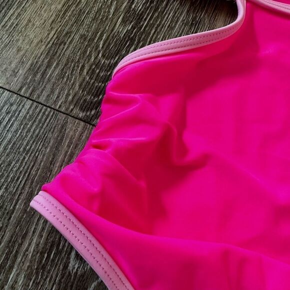 Shein pink one peice cut out bathing suit - Picture 9 of 12